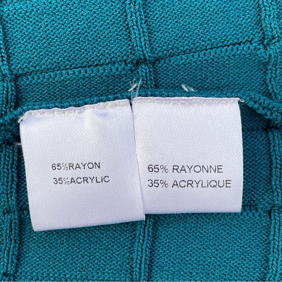 Jonathan Simkhai teal high-rise fit and flare mini skirt size S small - Picture 11 of 12